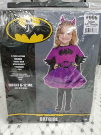 Batgirl costume brand new never used 6-12 months