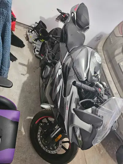 Brand new 2023 cfmoto 300ss never ridden. Priced due do amount owing on loan.