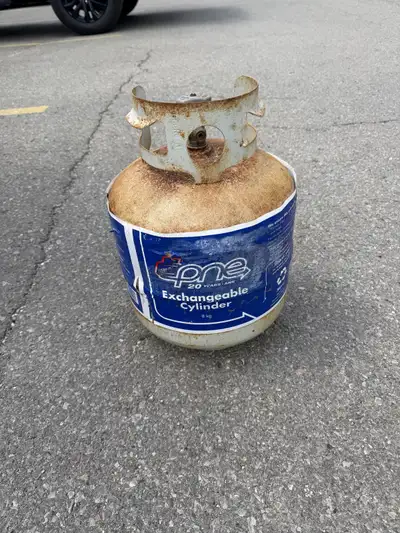 propane tank- free to a good home, View more