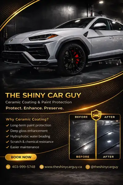 Full decontamination, prep an coating with warranty. Search us on Google and Instagram @theshinycarg...