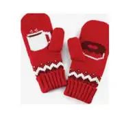 TIM HORTONS ~ Adult Coffee and Donut Mittens ~ NEW