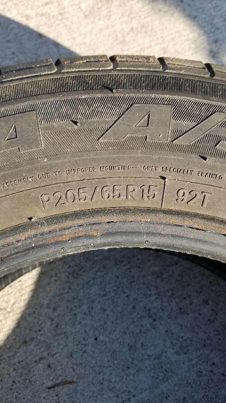 Toyo extensa A/S  205/65/15 in Tires & Rims in Thunder Bay - Image 3