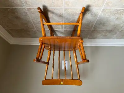 Vintage 1960’s Children’s Wooden Rocking Chair. Playroom/ Bedroom furniture.