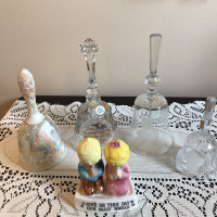 Vintage Winter Crystal Bell Holiday Collection 