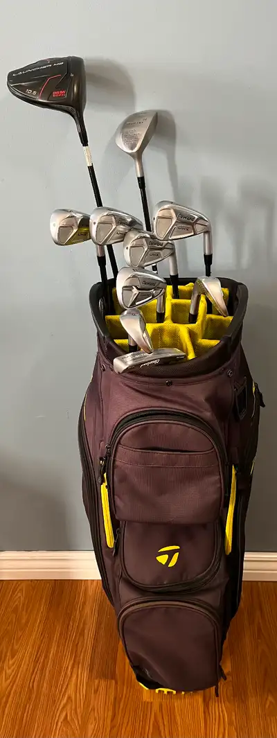 Cleveland Golf Clubs with TaylorMade Cart Golf Bag, View more