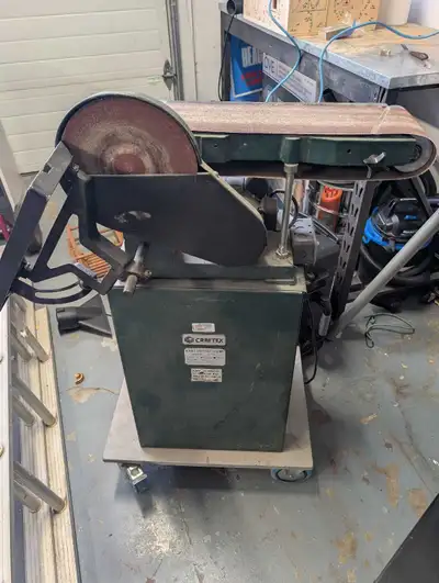 Craftex Belt & Disc Sander with Mobile Base, View more