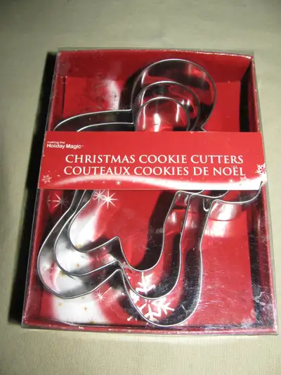 3pc Ginger Bread Man Cookie Cutter Set, View more