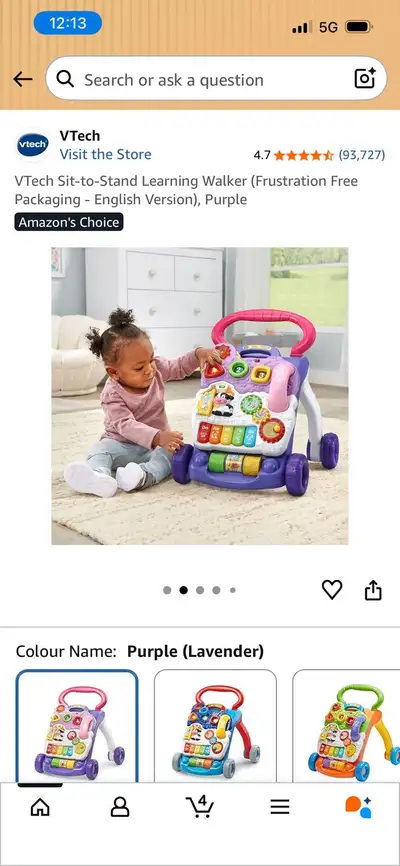 VTech Learning Walker, View more