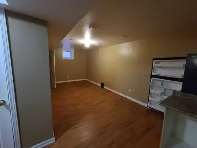 One room available for rent in basement in newmarket Room is private but kitchen washroom and laundr...