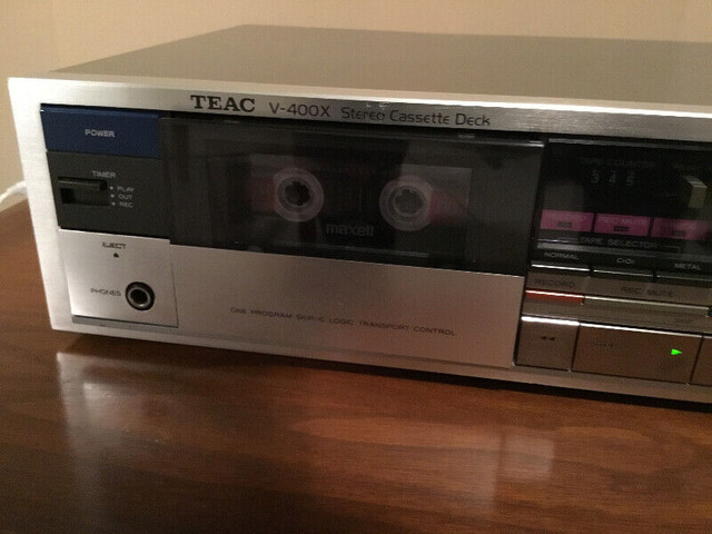 TEAC V-400X STEREO CASSETTE DECK in Stereo Systems & Home Theatre in Mississauga / Peel Region - Image 2