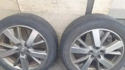 Selling all 4 rims with the tires Size 235 55 20 2 of 4 tires have 70% threading Rims are in great c...