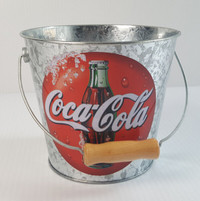 2000 Coca-Cola Metal Tin Ice Bucket