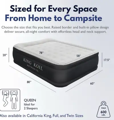 Queen Sized Air Mattress, View more