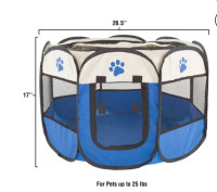Petmaker Pop-Up Puppy Playpen and Cat Tent - New