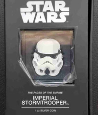 2021 1 Oz Silver The Face of The Empire -  Imperial  The Stormtr