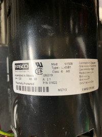 Moteur Fasco  Venmar  ER40200  40100 40150 40204 40205 40207