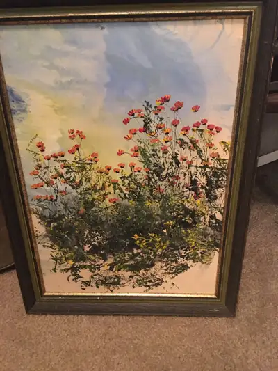 Wild flowers oil painting , View more