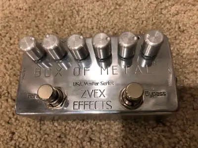 ZVex Box of Metal American Vexter version High-Gain Distortion pedal. The heaviest-sounding pedal in...