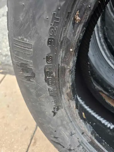 Full set of all season motomaster tires thread is 90% 4037971904
