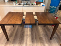 Dining Room Table (with extension) and set of 4 chairs