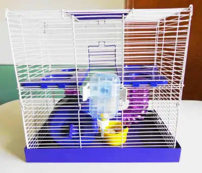 METAL HAMSTER GIRBLE OR MICE CAGE, View more