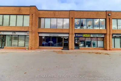 Industrial property in East Woodbridge offering a unique 2-level layout with separate entrances, off...