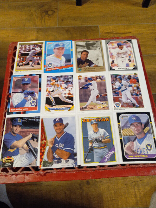Vintage Baseball Cards Paul Molitor HOF Lot of 24 NM in Arts & Collectibles in Trenton - Image 4