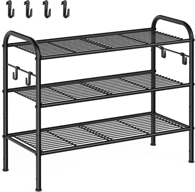 LMR068B01 Shoe Rack, Slim, Space Saving, Entryway, Stylish, Larg in Home Décor & Accents in Markham / York Region - Image 8