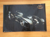 Poster Batmobile 1989