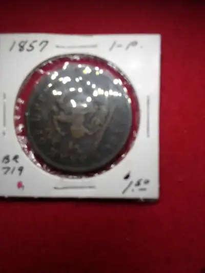 1857 one penny, View more