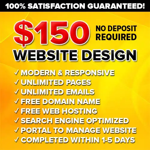 $150-300 ⏩ WEBSITE DESIGN - WEB DEVELOPMENT - WEB DESIGN453325145391114240
