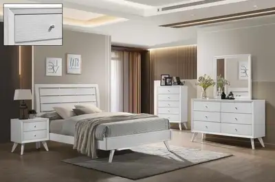 White luxury bedroom set for sale near me , View more