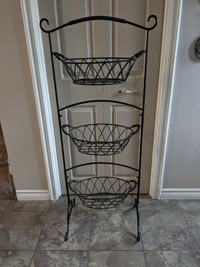 Veggie and Fruit Wire basket stand 