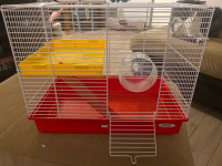 Cage hamster et accessoires, nourriture, et litière 