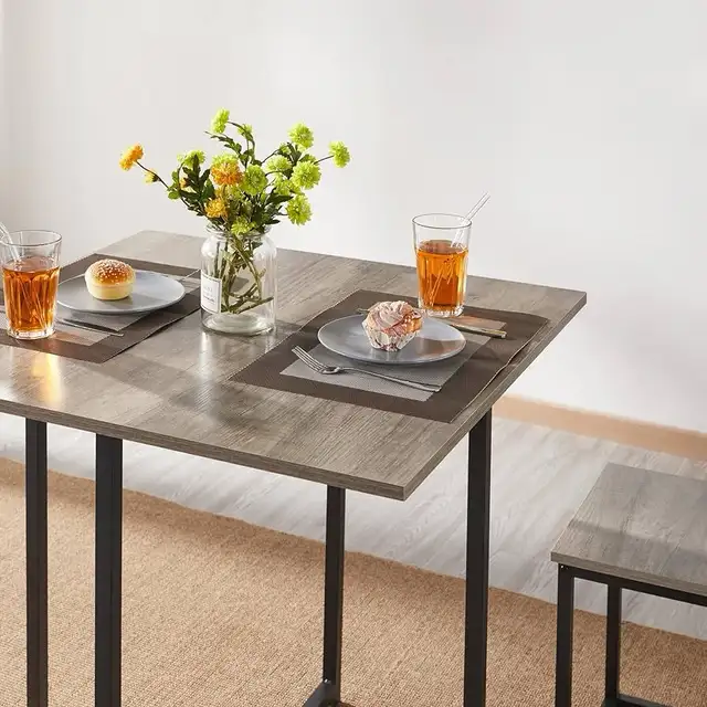 5pc Dining Table Set - Industrial Kitchen Table & Chairs Set in Dining Tables & Sets in Markham / York Region - Image 4