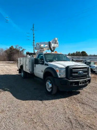 2015 Ford F550 Altec AT37G Bucket Truck Utility Unit