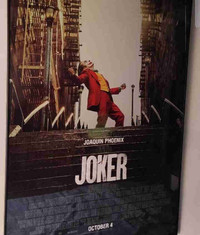 Joker Movie Poster Original Framed