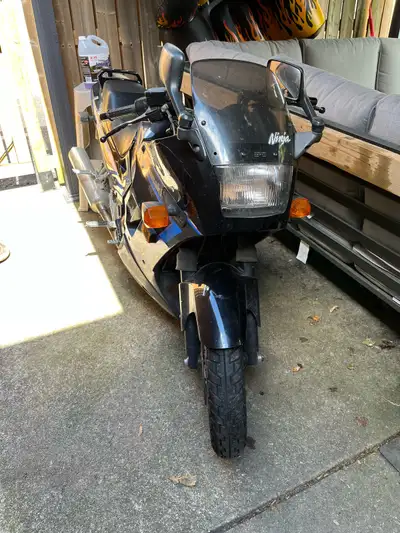 1990 kawaski ninja 250 ex has muzzy exhaust and 33,000 km. It was on the road two years ago and runs...