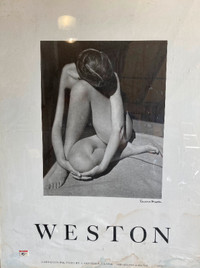 Edward Weston exhibit art poster