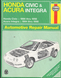 Honda Civic & Acura Integra Automotive Repair Manual