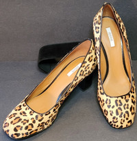 NWOT Geox Respira Leopard Print Shoes Sz 5.5 EU 36.5