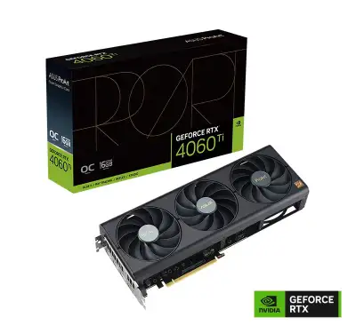 ASUS PROART RTX 4060 Ti 16GB Graphics Card Comes with Original Box, Packaging Lightly Used for E-Spo...