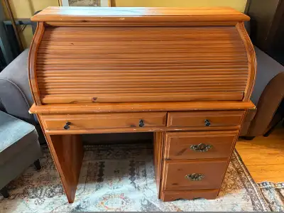 Wooden Roll-top desk, View more