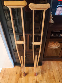 Wooden Crutches 