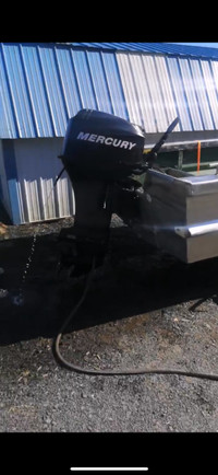 2006 40hp Mercury tiller outboard 