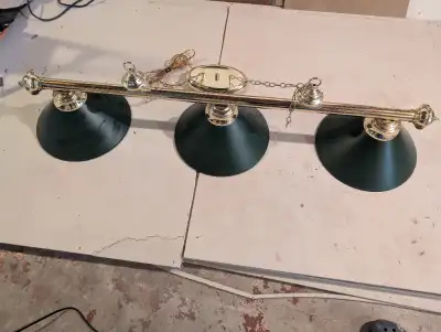 Your pool table will look very sharp with these lights above it. Price is firm.