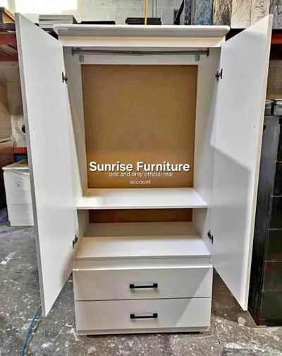 wardrobe 2 door wardrobe cupboard new, View more