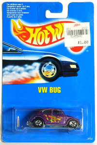 Hot Wheels 1/64 VW Bug 0453 Diecast Purple