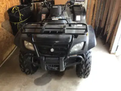 2007 Suzuki eiger 400 4x4 4 or 2 wheel drive owned by mature farmer to ride arond farm always stored...