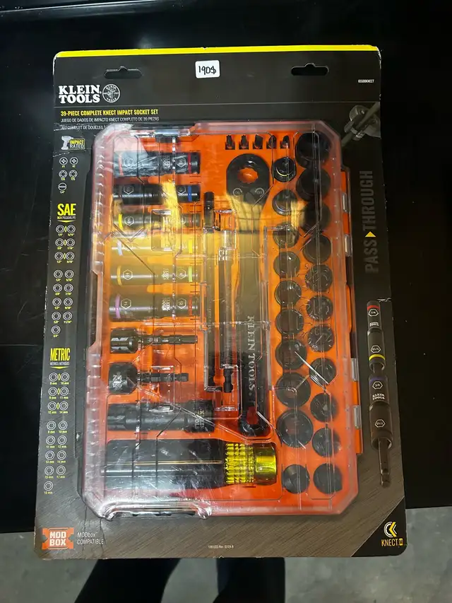 Klein Tools 39-Piece KNECT Impact Socket Set